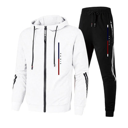 Fashion Men's Tracksuit Autumn Winter Casual Quality Pullover Single Sweatshirt Hoodies Sweatpants Sports Outdoor Daily Clothing.