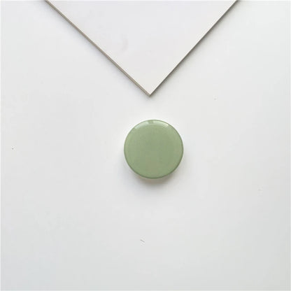 Popped Luxury Glossy Phone Socket for iPhone 12 13 14 Grip Tok Phones Holder Finger Ring Stand for Xiaomi Huawei.