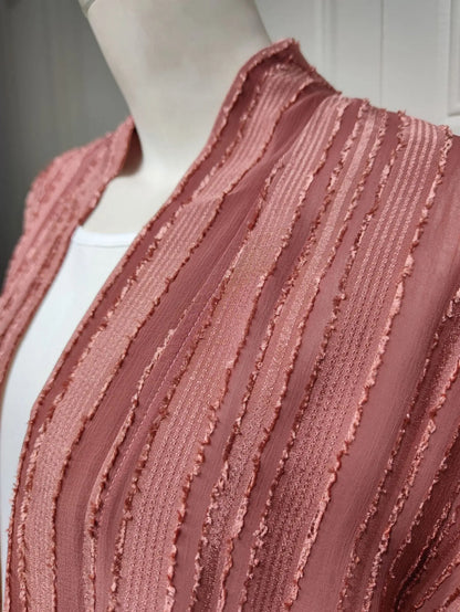 Uni Fashion Muslim Kimono Abaya Solid Striped Retro Ethnic Cardigan Robe Dubai Middle Eastern Saudi Arabia Eid Clothes 2025