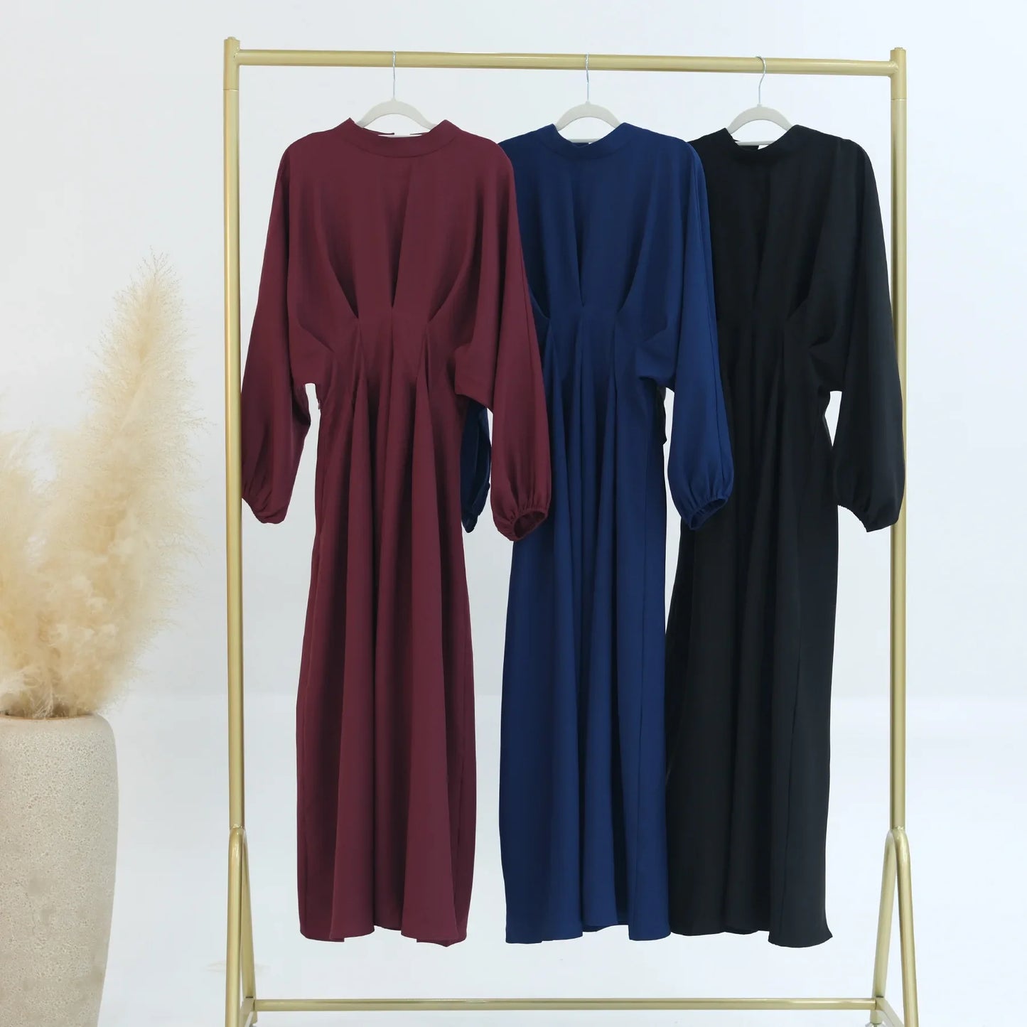 Muslim Modest Dress Kaftan Prayer abaya Ramadan Linen Abaya Dubai Turkey Islam Clothes Women Kebaya Robe Arabe Femme Musulmane