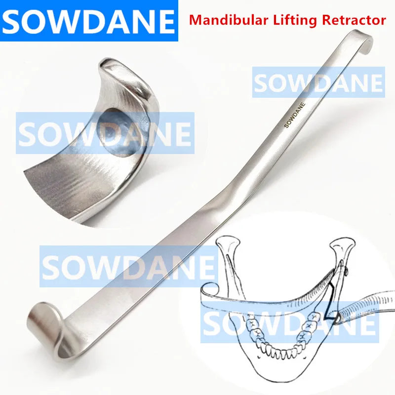 1 piece Dental Implant Lip & Cheek Retractor Orthodontic Surgical Mouth Opener Instrument Autoclavable Stainless Steel