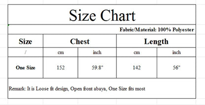 Fashion Classic Embroidered Abaya Hijab Dress Kimono Coat Outwear Women Long Sleeve Loose Arabic Muslim Dubai Moroccan Caftan.