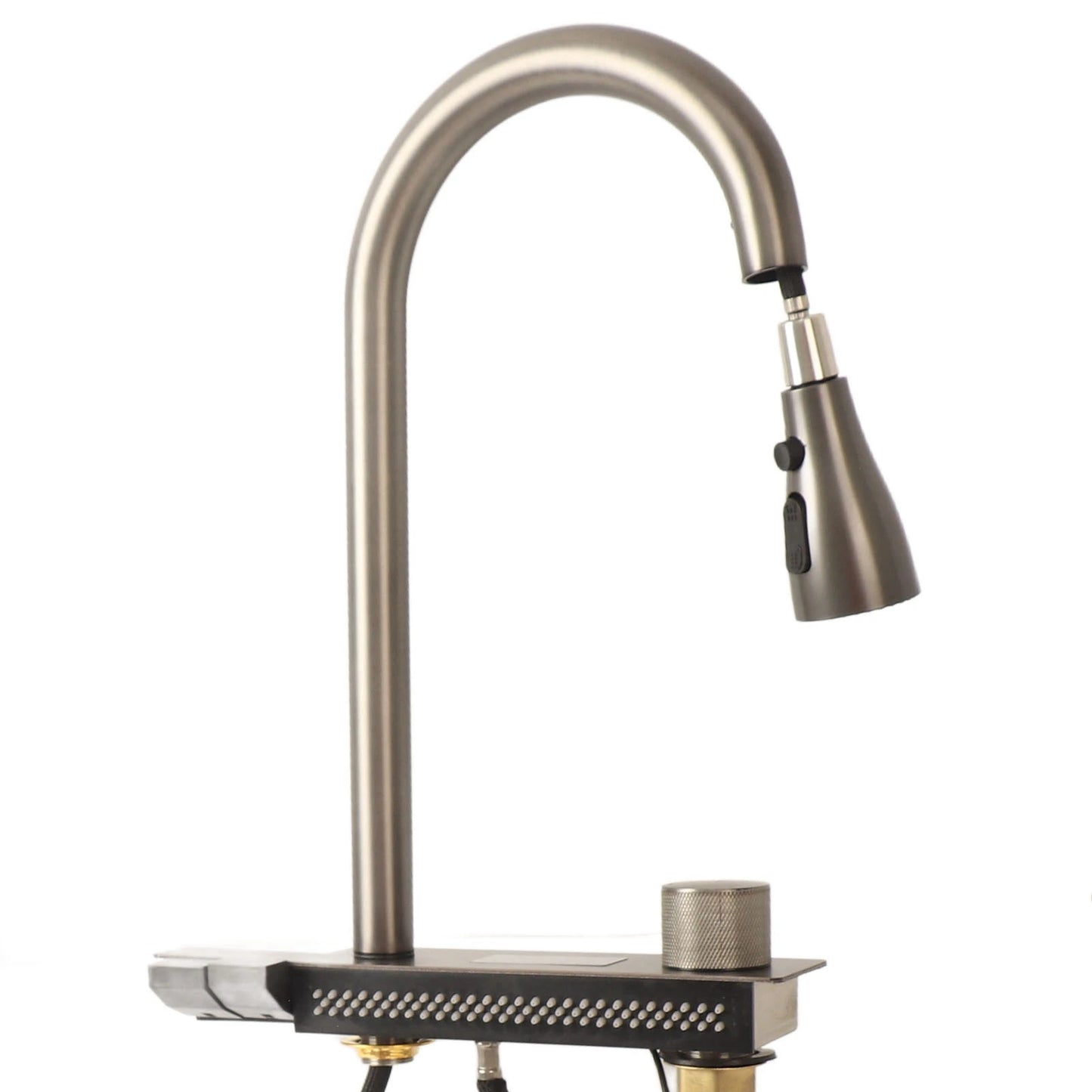 Küchenspüle unter der Theke, 68 x 45 cm, verdickter Edelstahl, Digitalanzeige, Küchenspüle, Küchenspüle, Unterbauwaschbecken