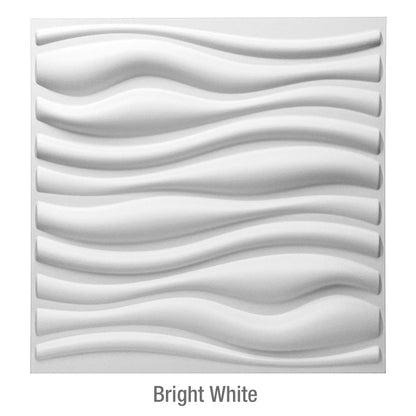 30x30cm Waves 3D Wall Panel wave Diamond Design Non self-adhesive plastic tile 3D wall sticker living room Bathroom wall paper