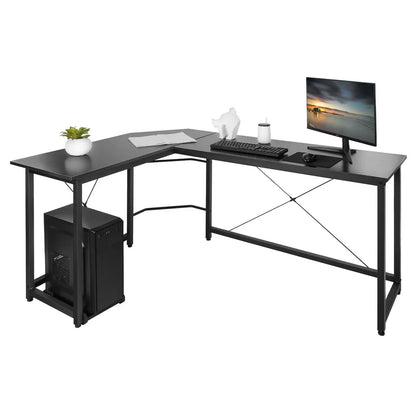 L-förmiger Schreibtisch Computer Ecke Schreibtisch Home Gaming Schreiben Studie Workstation Tisch