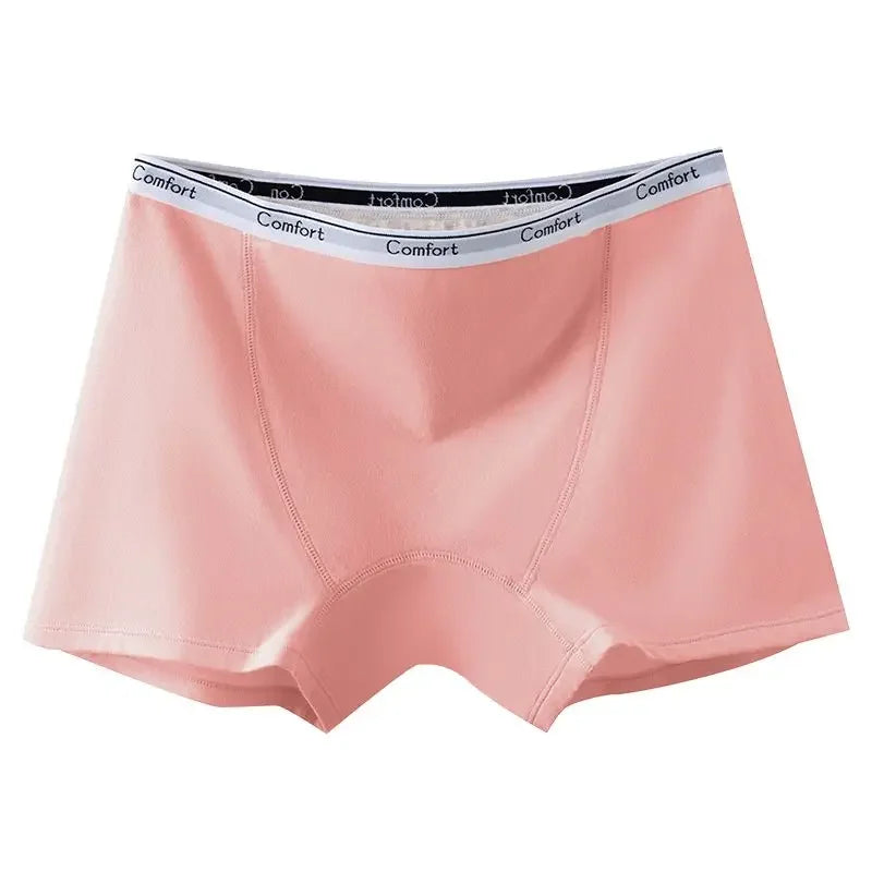 Women's Boxer Panties Physiological Menstrual Girl Underwear Cotton Briefs Breathable Large Size Fat Girl Skirt Safety Pants.