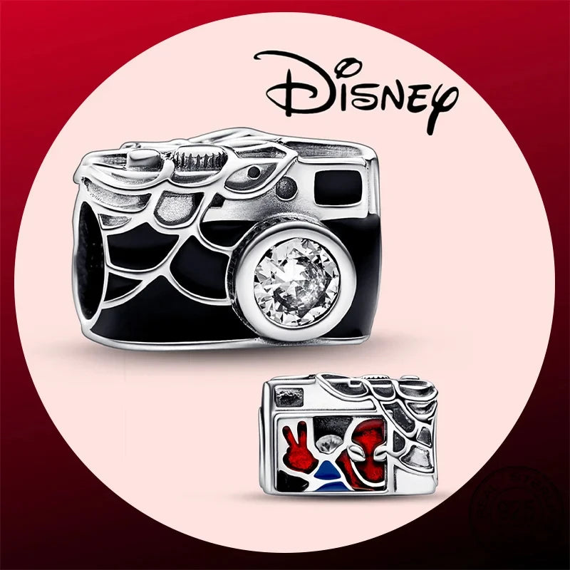 100% 925 sterling silver Disney 100th anniversary charm beads suitable for original DlY bracelet, women's fashion gift