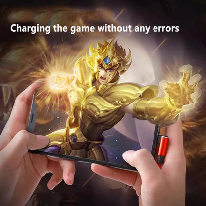 For Gaming Elbow Fast Charger Cable for iPhone 14 8 7 6S Plus 13 12 mini 11 Pro XS Max XR X 90 Degree Braided USB Charging Cable.