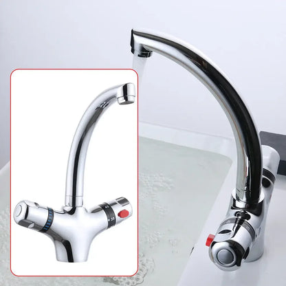 Thermostatic Tap Kitchen Sink Mixer Stainless Steel Tap