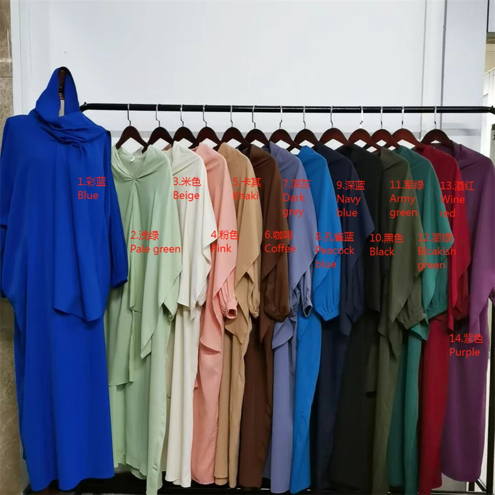 Ramadan Eid Niqab Abaya Dubai Women Islam Muslim Kaftan long Modest Dresses Kebaya Caftan Robe Femme Musulmane Vestidos Longos.