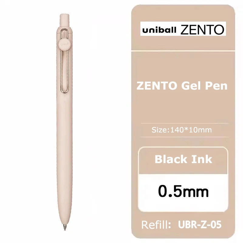 Uniball ZENTO Standard 0,38/0,5 mm Gelschreiber, wasserbasierte, glatte Schreibroller, passend für verschiedene Anlässe, Schreibwaren