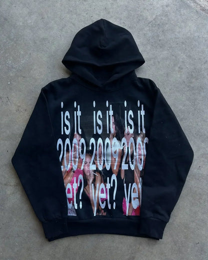 Y2k Hip-Hop Fashion Letter Printing Hoodie Women Casual Streetwear Sweatshirt Top Gothic Oversized Hoodie Men's Clothing