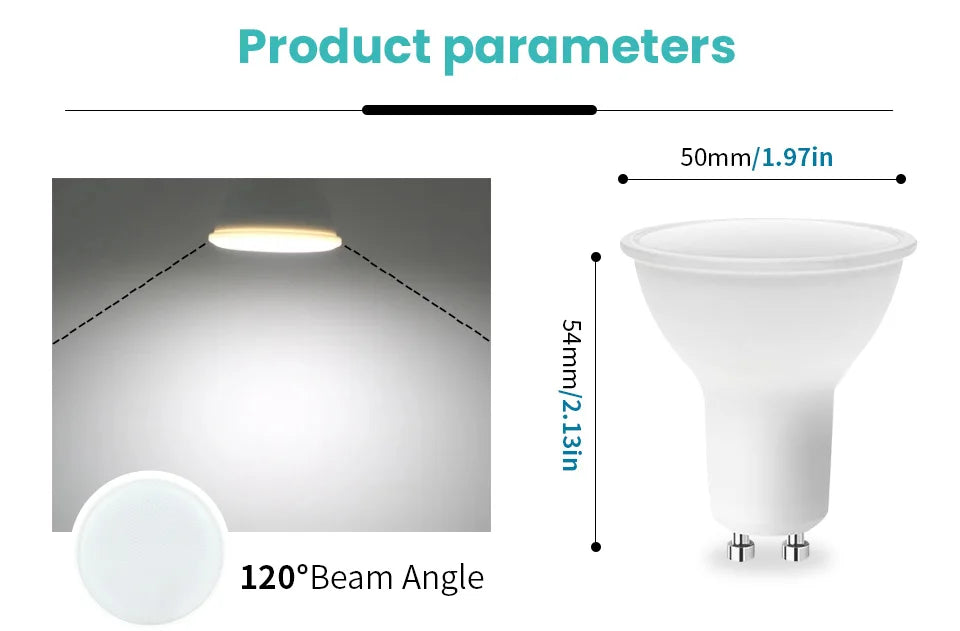 1-10PCS LED spot licht GU10 AC220V LED energiesparlampe 3W 6W 9W 12W LED Lampe Strahler Birne 38 Grad lampara für hause.