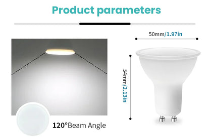 1-10PCS LED spot licht GU10 AC220V LED energiesparlampe 3W 6W 9W 12W LED Lampe Strahler Birne 38 Grad lampara für hause.