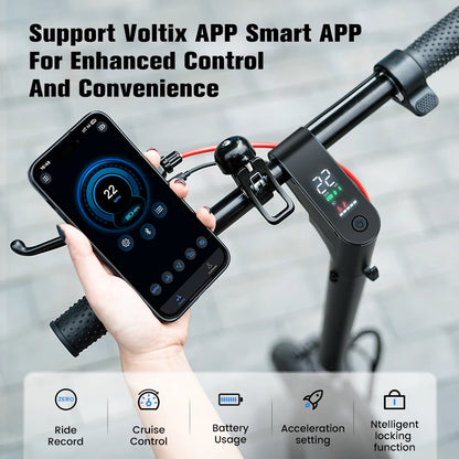 IScooter W6 Adult E-scooter 500W Motor 36V 7.8Ah Battery 35km/h Max Speed Support APP 30km Long Range City Electric Scooters