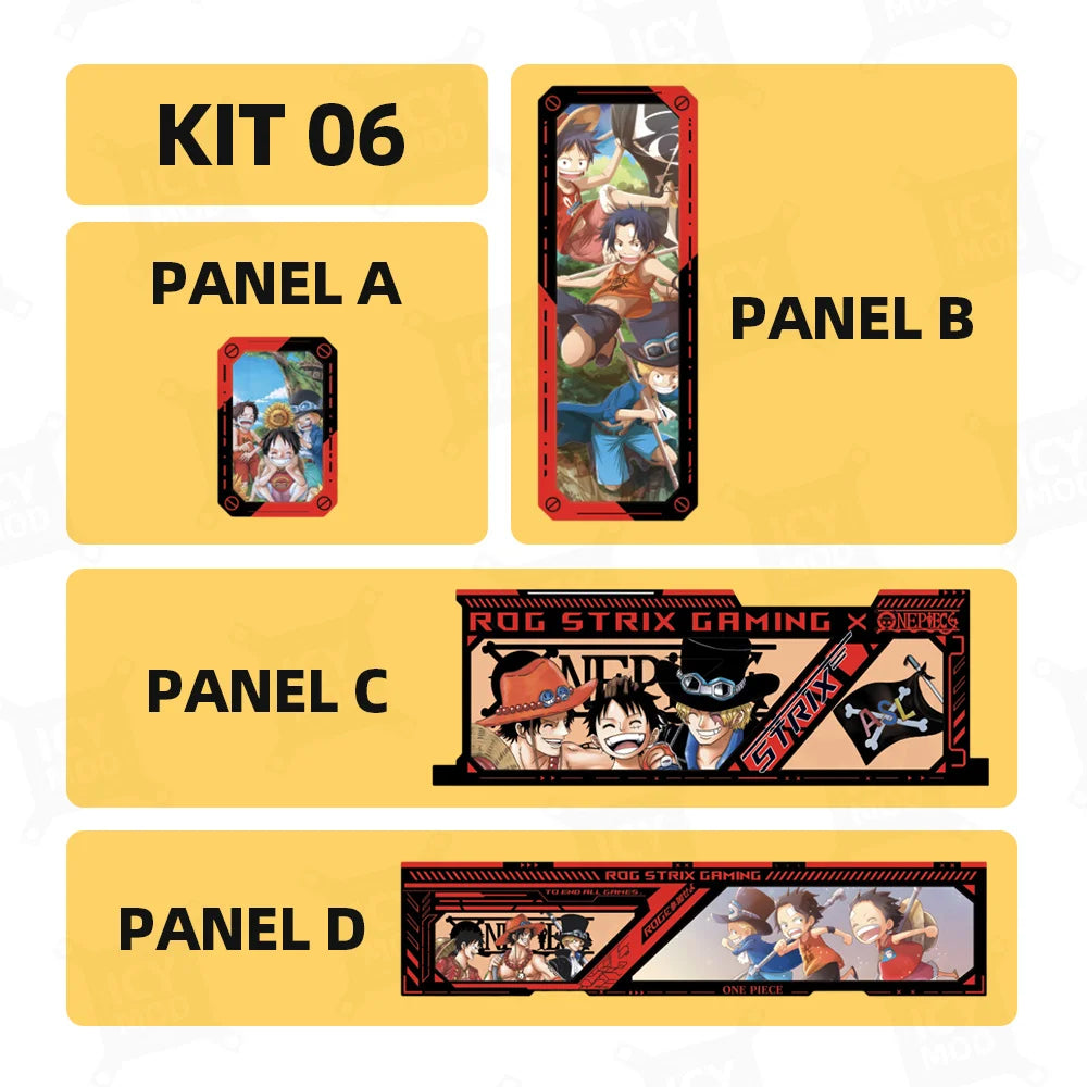 ASUS GX601 Case Lighting panel kit ARGB Laser Engraved Lighting Plate ROG Strix Helios Refit Custom PC MOD Gabinete Shroud