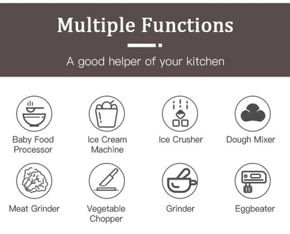 Intelligent Electric Cuisinart Easily Create Delicious Meals Multifunctional Blender Kitchen Tools.