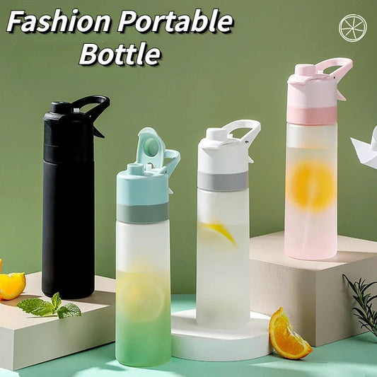 Fashion Sports Water Bottle Hydrating Beauty Portable Water Cup Beautiful Food Grade Plastic Water Bottle Outdoors Cycling Cup.
