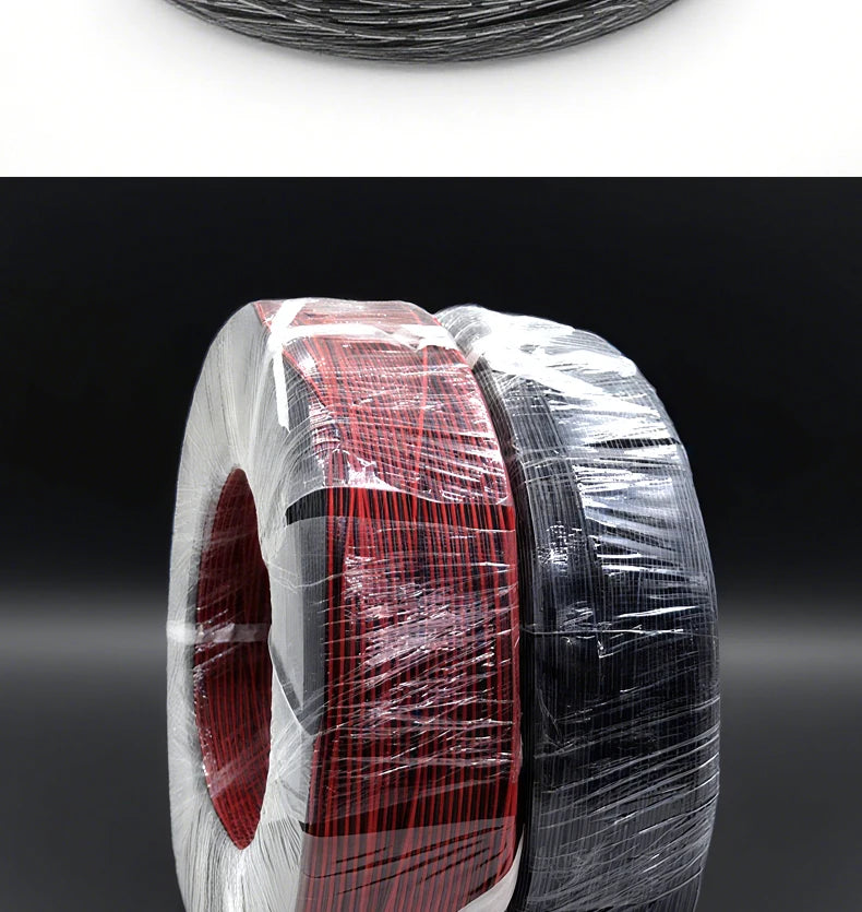 2 Pin Wire Electric Copper Cable 28 26 24 22 20 18 16 AWG LED Strip Lamp Lighting Cable PVC Extend Cord White Black Red UL2468