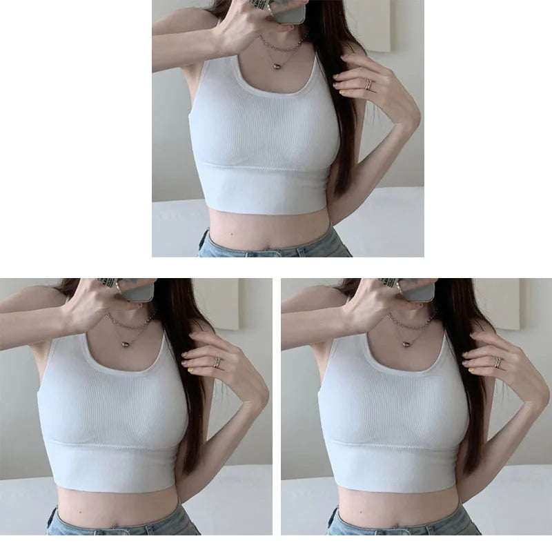 3pcs Sport Fitness Yoga Bra Sexy Women Vest Back Cross Strap Tank Tops Female Push Up Running Bra Lady Breathable Soft Underwear