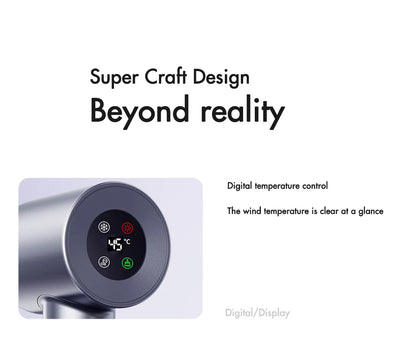 SUBORT R2 High Speed Hair Dryer Wind Speed 26m/s 1500W 110000 Rpm Professional Hair Care Quick Drye Negative Ion Blow Dryer