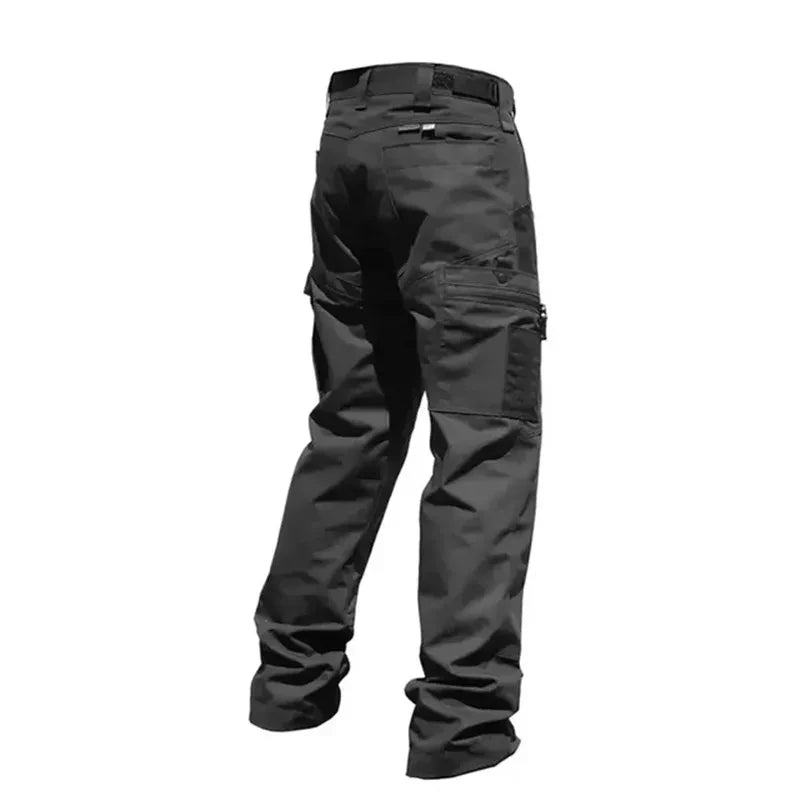 Wear Resistant Work Pant Man Multi-pocket Straight Cargo Trousers Outdoor Jogging Tactical Pants Spring Autumn Casual Trousers.