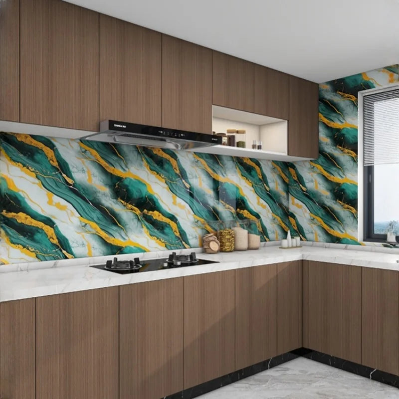 Selbstklebende Wandaufkleber aus dickem Schaumstoff, Marmorimitat, Tapeten für Schlafzimmer, Heimdekoration, wasserfeste Wandpaneele zum Abziehen und Aufkleben