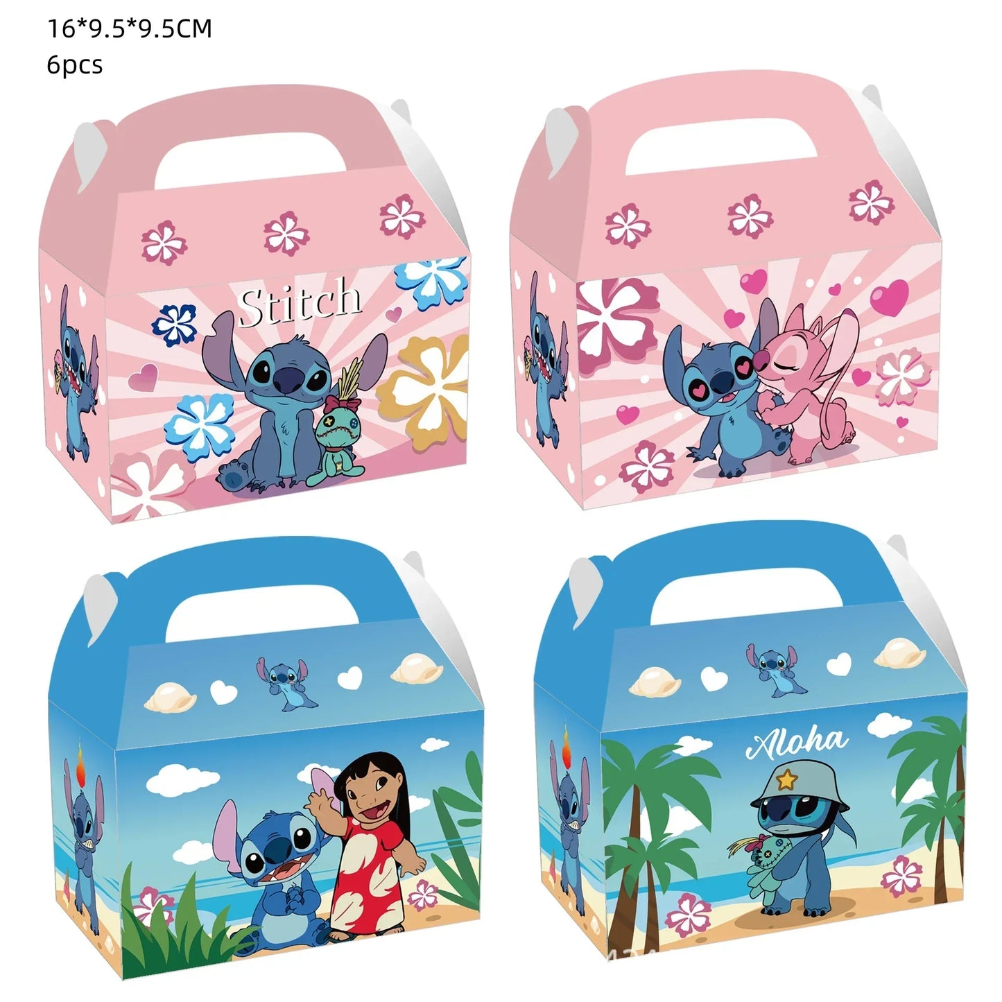 Niedliche Cartoon-Lilo und Stitch-Luftballons, alles Gute zum Geburtstag, Party, Babyparty, Dekorationen, Kindergeschenke, Einweggeschirr