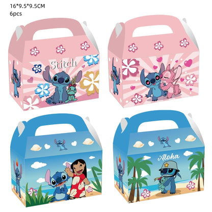 Niedliche Cartoon-Lilo und Stitch-Luftballons, alles Gute zum Geburtstag, Party, Babyparty, Dekorationen, Kindergeschenke, Einweggeschirr