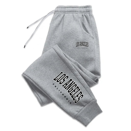 Los Angeles Damen-Herren-Jogginghose, elastische Taille, lässige Outdoor-Jogginghose, hochwertige, modische, vielseitige Sporthose