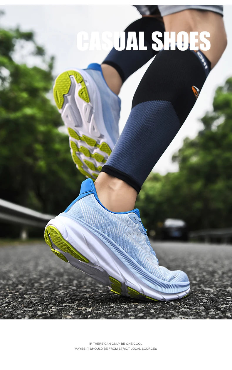 Men's Running Shoes Luxury shoes Couple Outdoor Sneakers Cushioning Breathable Mesh Off-road Trainer Shoes Race Non-Slip Fashion.