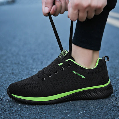 YRZL Sports Shoes for Men Shoes Sneakers Black Shoes Casual Men Knit Sneakers Breathable Athletic Running Walking Gym Shoes.