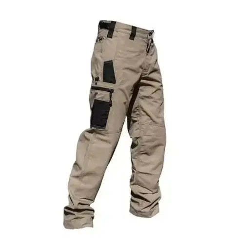 Wear Resistant Work Pant Man Multi-pocket Straight Cargo Trousers Outdoor Jogging Tactical Pants Spring Autumn Casual Trousers.