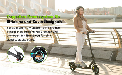 RCB EV85F (ABE) Adult EScooter 400W Motor Foldable E-Scooter 36V 7.8AH 8.5” Road Tire Commuting Electric Scooter.