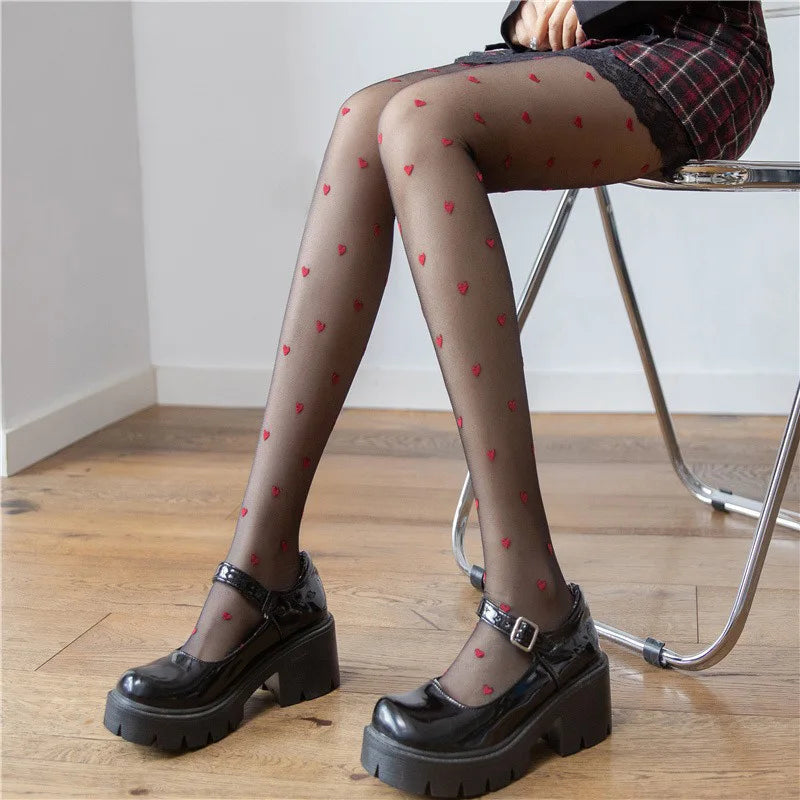 Sexy Women Tights Classic Silk Stockings Thin White Nightclub Vintage Thigh Sheer Pantyhose Female Elastic Hosiery