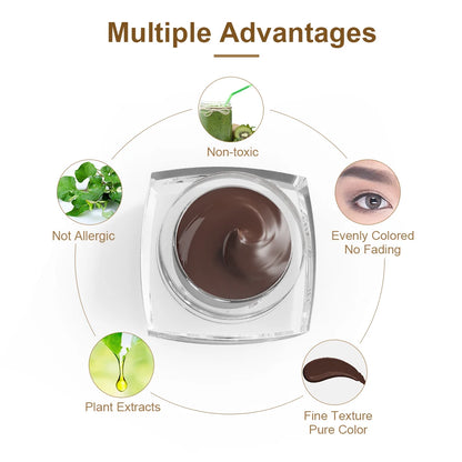 Maser Microblading Pigment Professional Eyebrow Micro Tattoo Ink Eyeliner Lips Makeup Tattoo Pigment Microblading Ink.