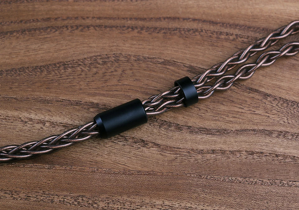 OPENHEART Kingwood 8 Core Litz OCC Headphone Cable 1 to 2 jack dual 3.5/2.5/4.4mm/XLR Pure copper Balanced Replacement Cable