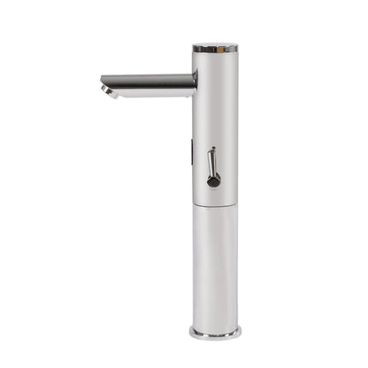 Basin Electronic Automatic Sensor Touchless Bathroom Sink Faucet, Motion Activated Hands-Free Vessel Sink Tap