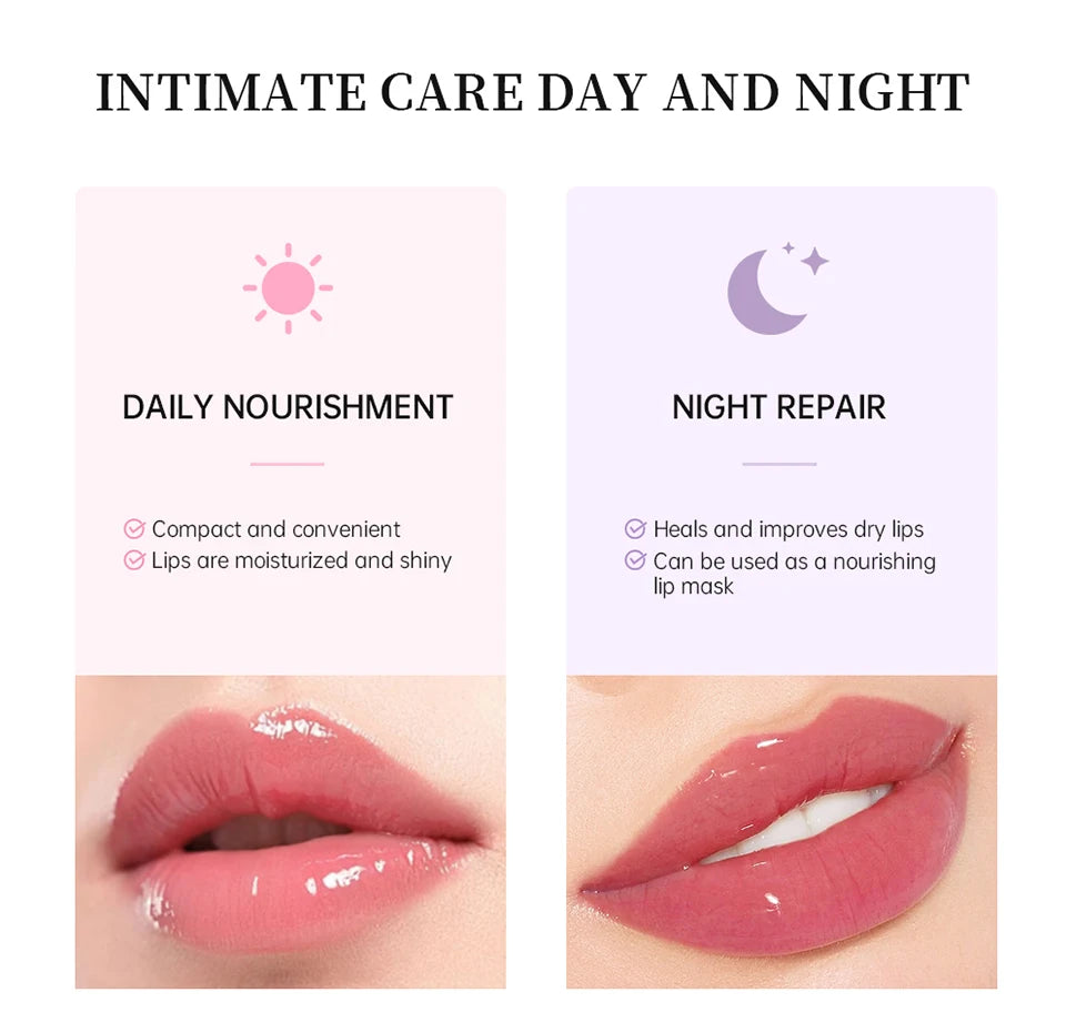 3pcs/Kit Butter Moisturizing Lip Gloss Oil Jelly Lipgloss Liquid Lipstick Lip Tint Brown Sugar Crystal Lip Balm.