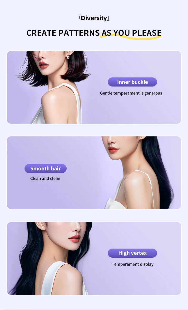 Electric Heating Straight Hair Comb LCD Screen USB Wireless Portable Negative Ion Styling Tool Rechargeable Straightening Brush.