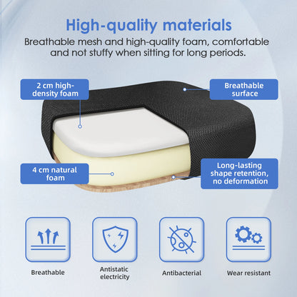 aiibottech Bürostuhl Ergonomische Liege 90er ° -125 ° ,Schreibtischstuhl mit Lordosenstütze, verstellbarer Computerstuhl, Wohnzimmerstühle