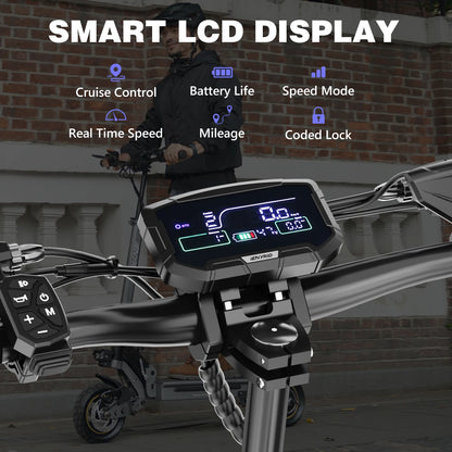 iENYRID S1 Foldable Adult Electric Scooter E-Scooter 45 km/h Electric Kick Scooter 800W Skateboards 48V 15Ah Kickboard.