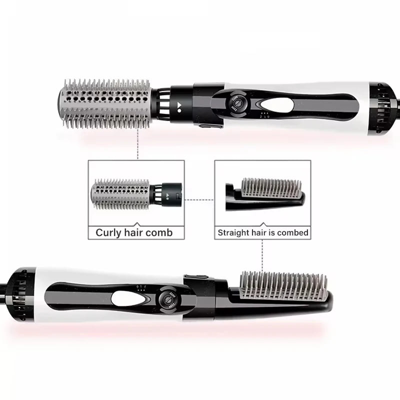 Professional Hair Dryer Machine 3 in 1 Multifunction Hair Styling Tools Hairdryer Pro Hair Curler Straightener Dryer Comb Brush.