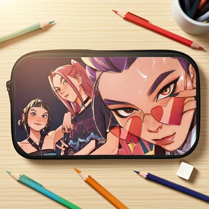 Kpop Demon Hunter Federmäppchen Cartoon Huntrix Federmäppchen Student Stiftetui Schule Schreibwaren Box.