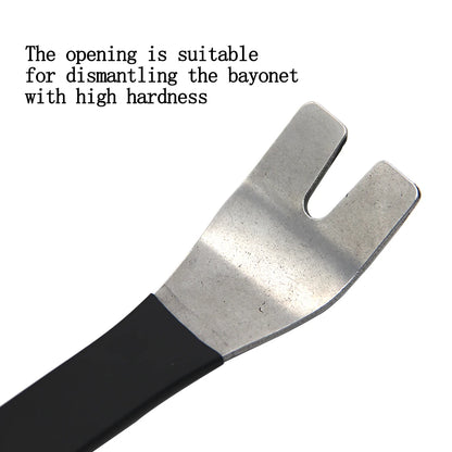 Hebelplatten-Schnallentreiber aus Edelstahl für die Entfernung von Automodifikationen der Audioleavigation, Mittelkonsolen-Innentürverkleidungswerkzeug