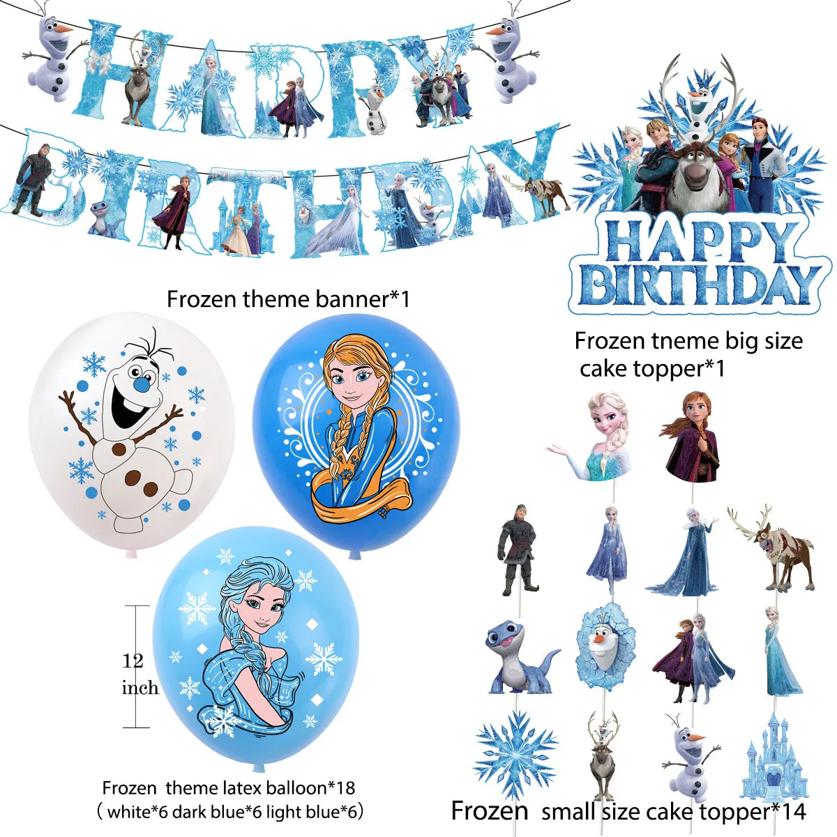 Disney gefroren Geburtstag Dekorationen Mädchen Papier Geschirr Teller Servietten Tassen Schnee königin Geburtstag Deko Hintergrund Luftballons Lieferungen.