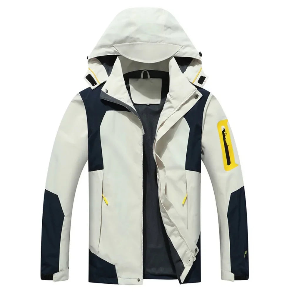 Punching Jacket Men's Jacket Spring and Autumn Outdoor Pilot Hooded Baseball Mountaineering Clothing Jacket Men Women.