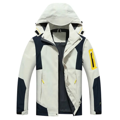 Punching Jacket Men's Jacket Spring and Autumn Outdoor Pilot Hooded Baseball Mountaineering Clothing Jacket Men Women.