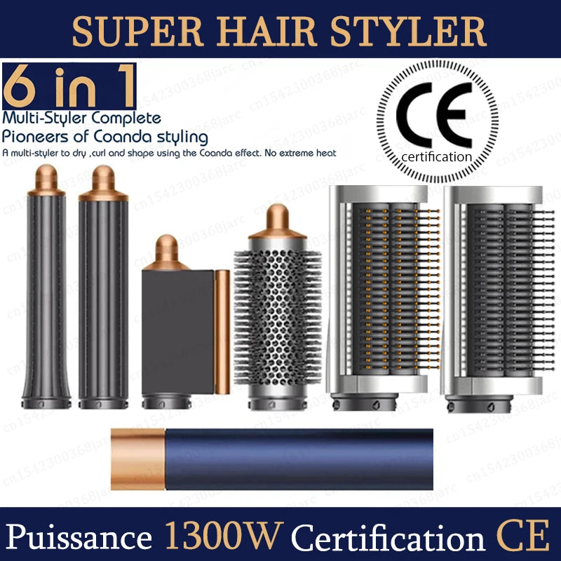 SenCiciMen X9 Multi Hair Styler Curling Iron Hair Hot Air Brush Curling Barrel Hair Dryer Salon Professional Curly Hair Styler.