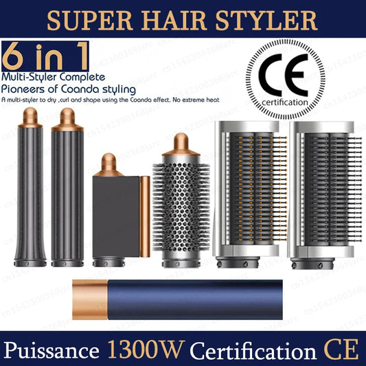 SenCiciMen X9 Multi Hair Styler Curling Iron Hair Hot Air Brush Curling Barrel Hair Dryer Salon Professional Curly Hair Styler.